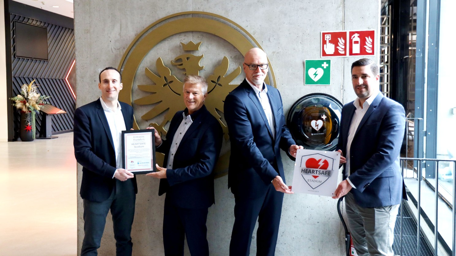 Eintracht Frankfurt Stadium is now heartsafe